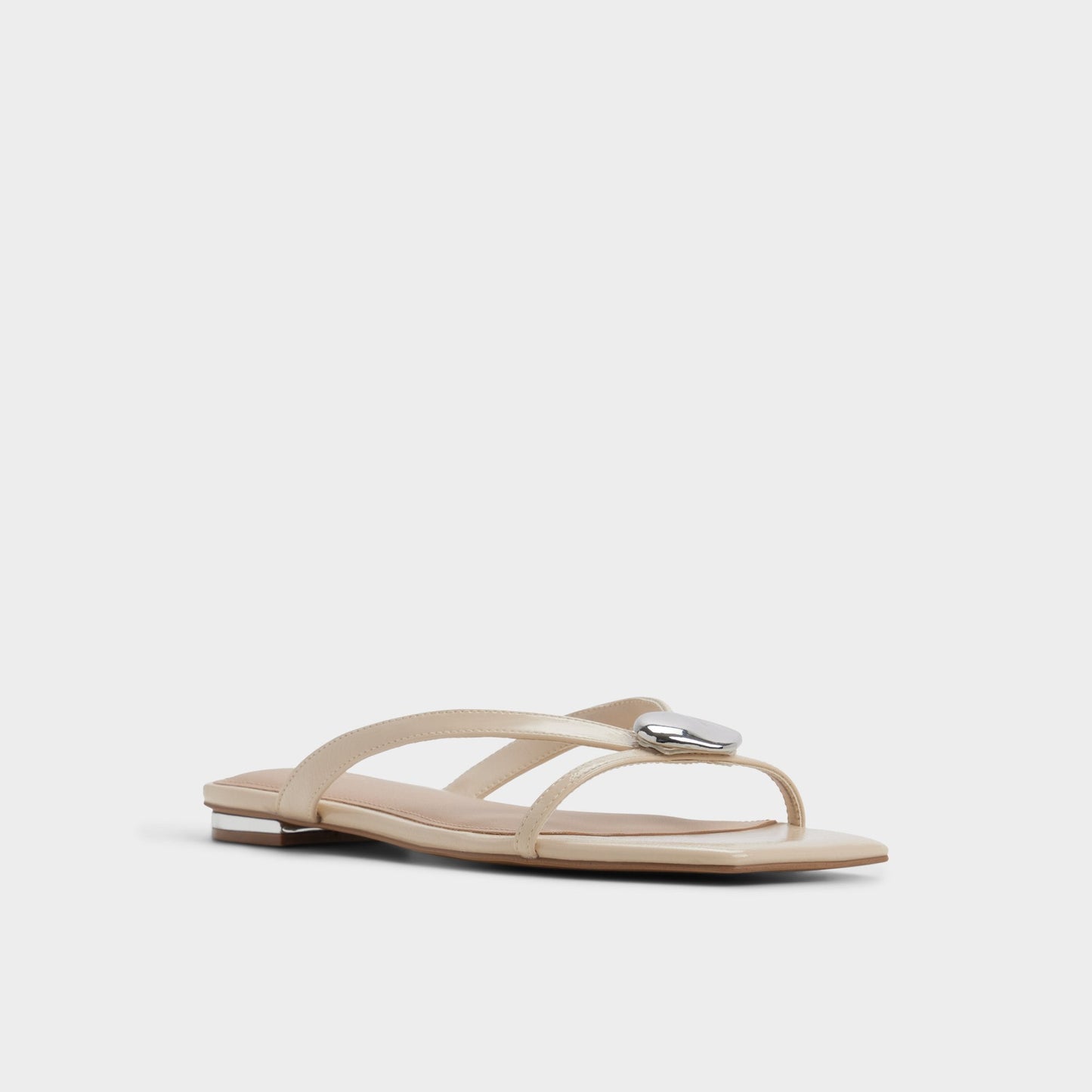 Iliria Beige Women's Flats - Slide sandal | Aldo New