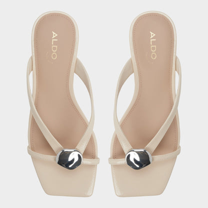 Iliria Beige Women's Flats - Slide sandal | Aldo New