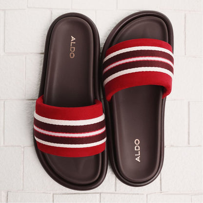 Nydelagan in Open Red - , Footbed sandal | Aldo Featured
