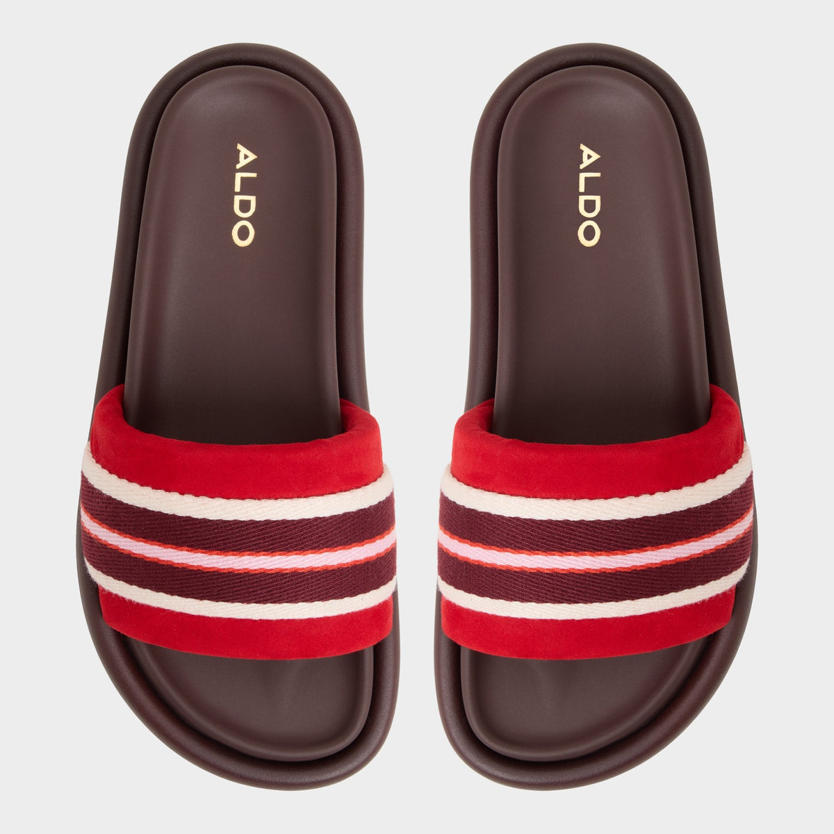 Nydelagan in Open Red - , Footbed sandal | Aldo Featured