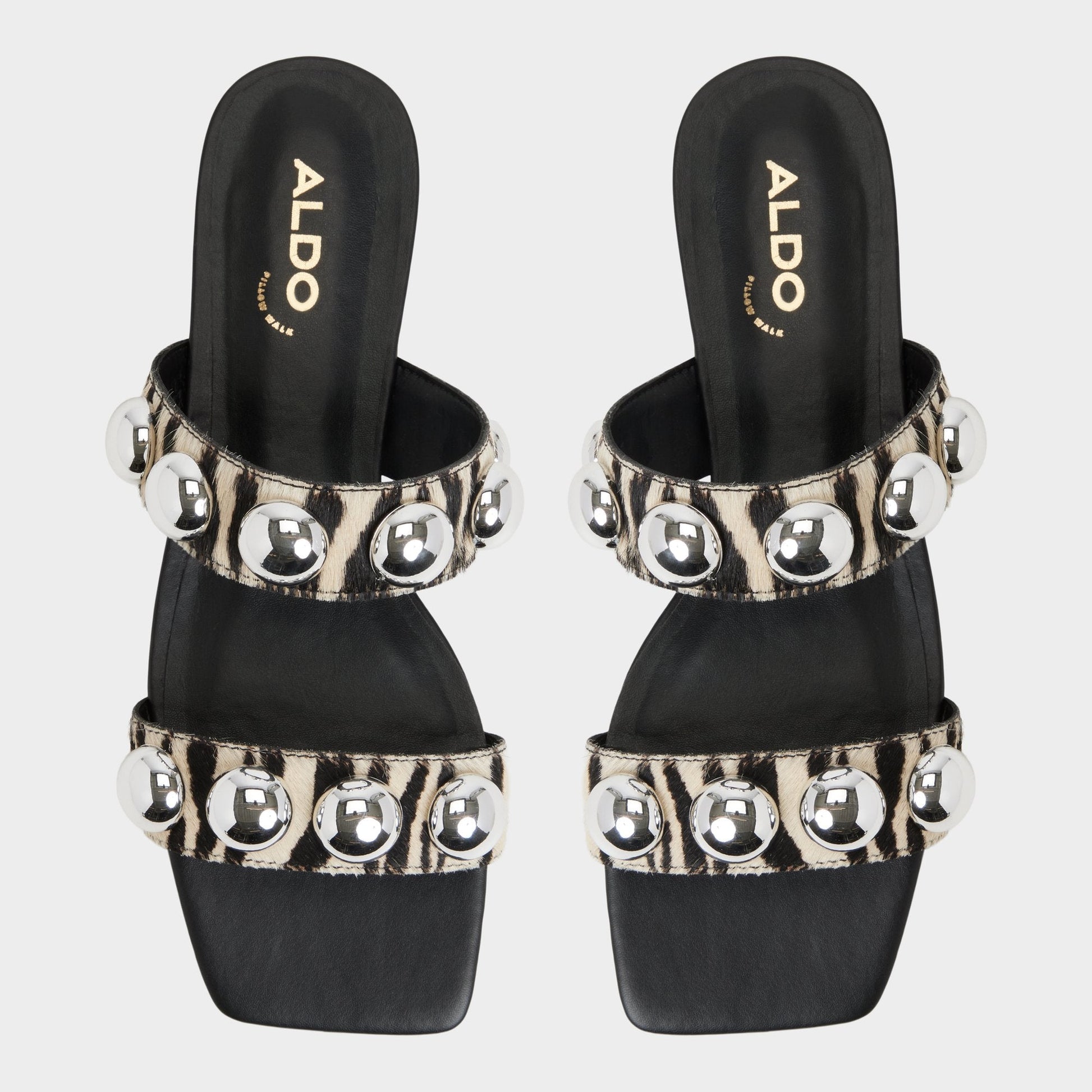Katalena in White Black - Slide sandal | Aldo Best Seller