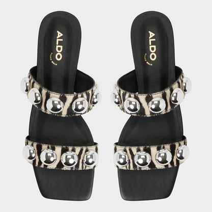 Katalena in White Black - Slide sandal | Aldo Best Seller