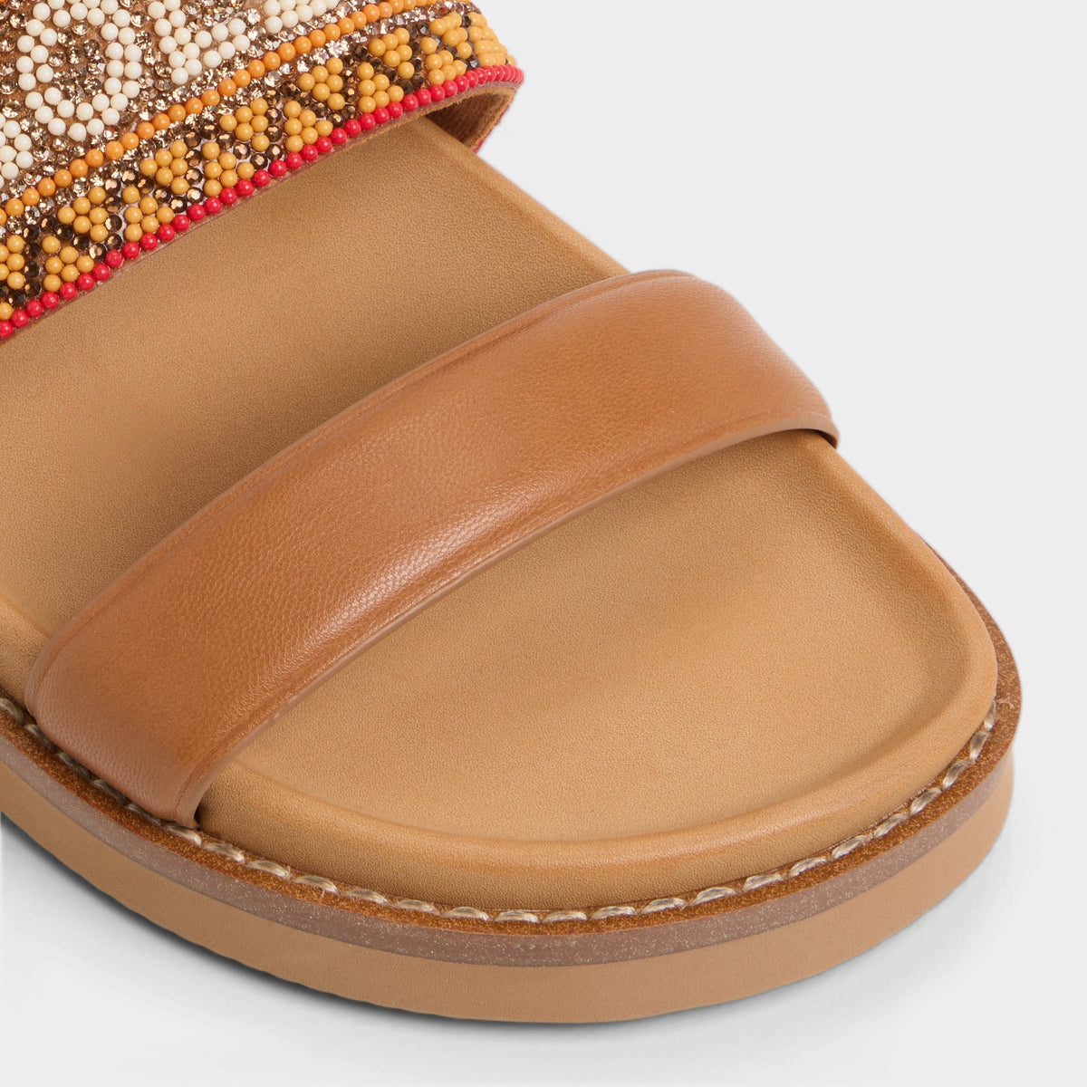 Beachvacay Brown Multi Women's Footbed sandals -  | Aldo Exclusive