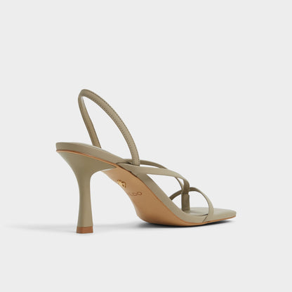 Riva Other Green Women's Strappy sandals - Sling back heeled sandal, Stiletto heel | Aldo Essential