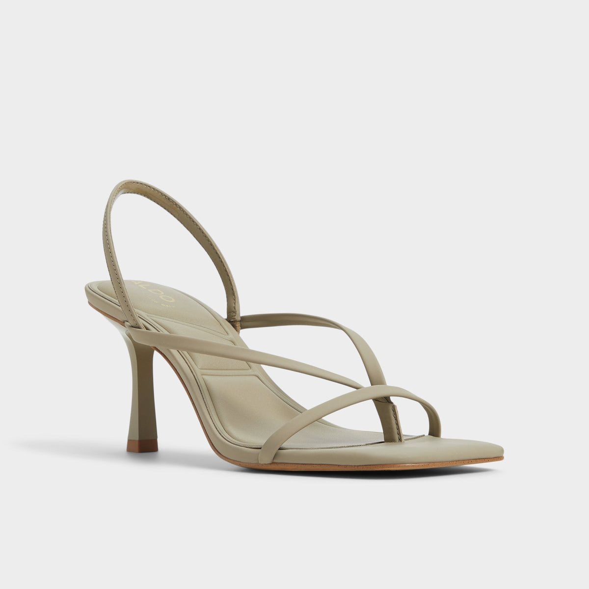 Riva Other Green Women's Strappy sandals - Sling back heeled sandal, Stiletto heel | Aldo Essential
