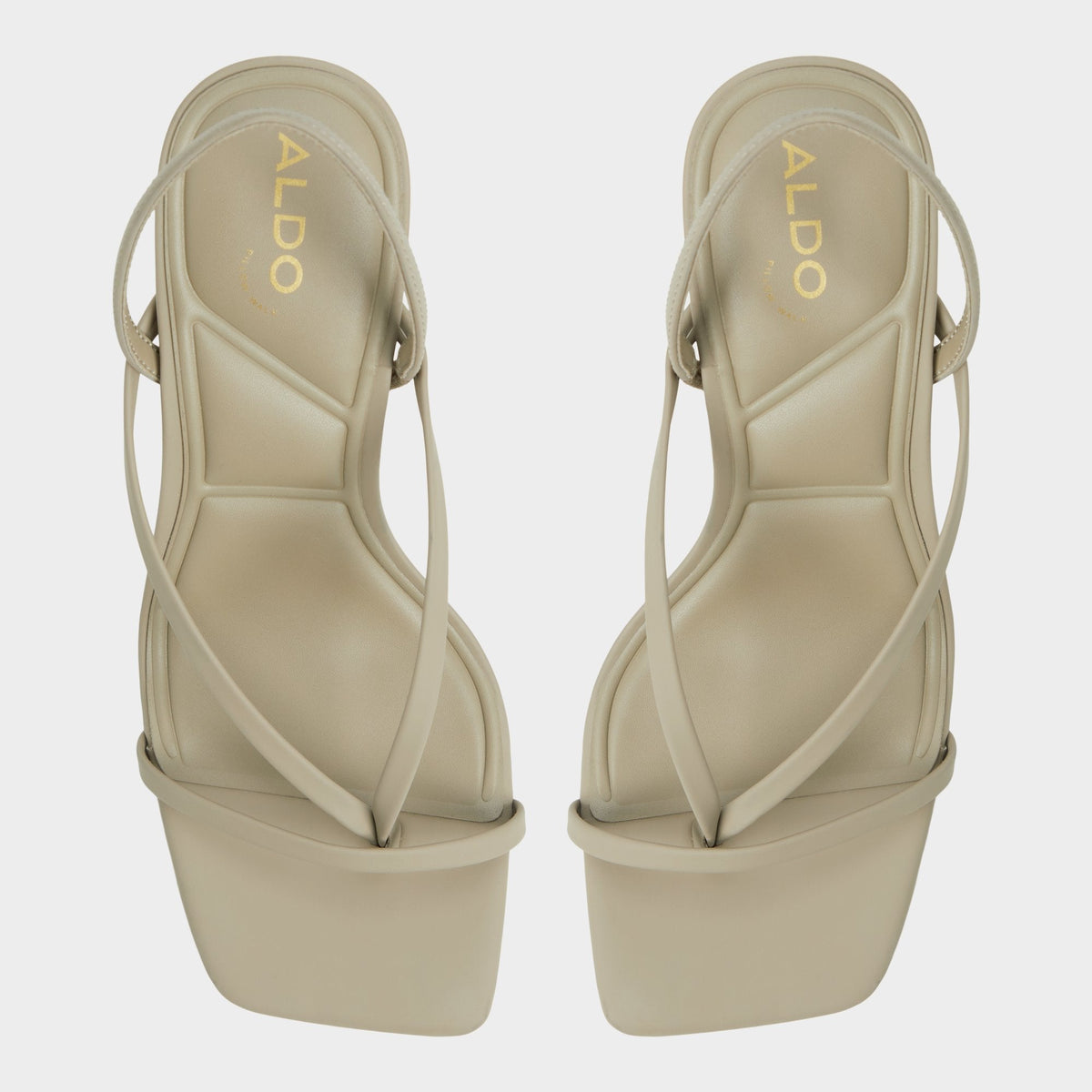 Riva Other Green Women's Strappy sandals - Sling back heeled sandal, Stiletto heel | Aldo Essential