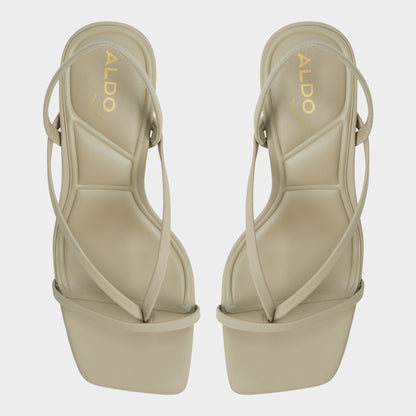 Riva Other Green Women's Strappy sandals - Sling back heeled sandal, Stiletto heel | Aldo Essential