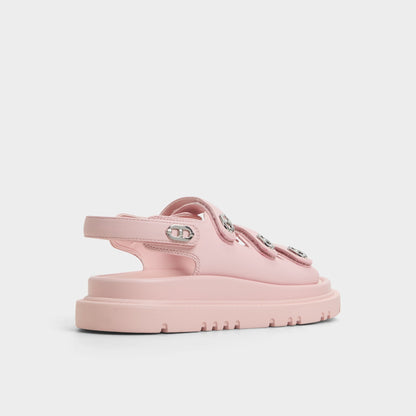Halendar Light Pink Women's Footbed sandals - Footbed sandal, Footbed sandal | Aldo Premium