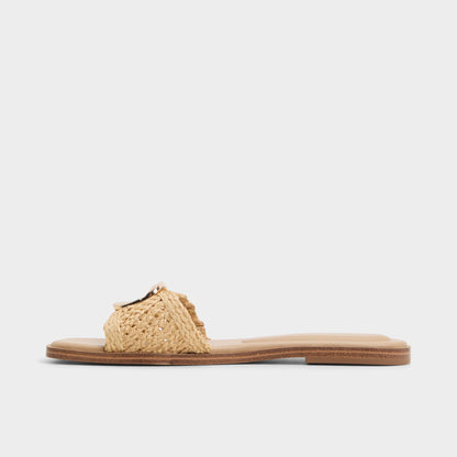 Tidella Natural Women's Flats - Slide sandal | Aldo New