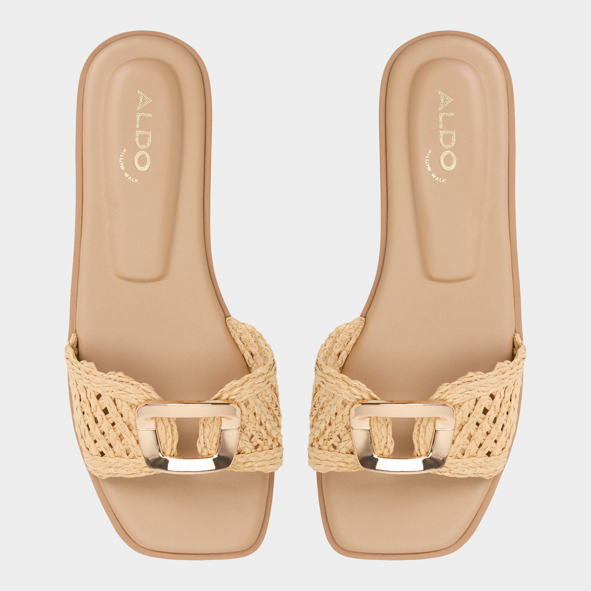 Tidella Natural Women's Flats - Slide sandal | Aldo New