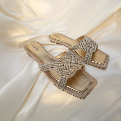 Karlina in Gold - Slide sandal | Aldo Recommended