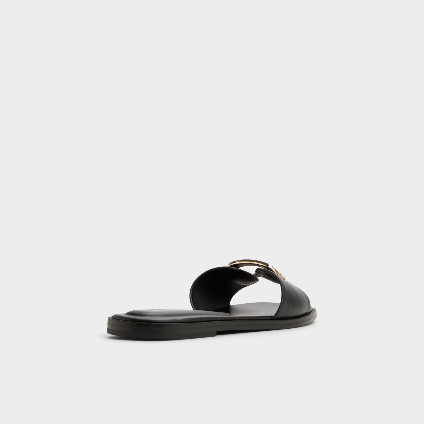 Tidella Black Women's Flats - Slide sandal | Aldo Exclusive