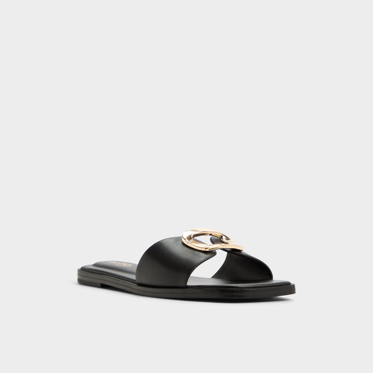 Tidella Black Women's Flats - Slide sandal | Aldo Exclusive