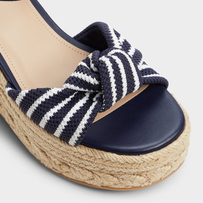 Annamarie Navy Women's Platform sandals - Wedge sandal | Aldo Classic