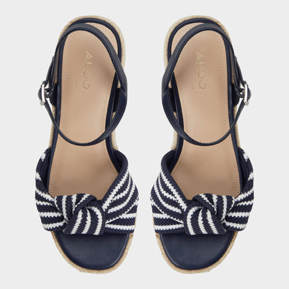 Annamarie Navy Women's Platform sandals - Wedge sandal | Aldo Classic