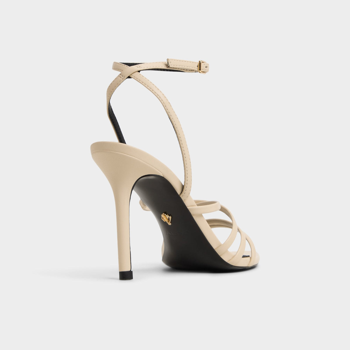 Solania Light Beige Women's Strappy sandals - Heeled sandal, Stiletto heel | Aldo Essential