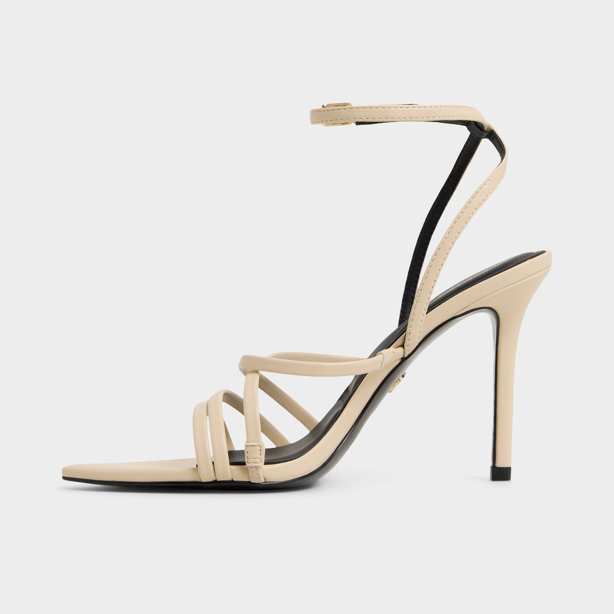 Solania Light Beige Women's Strappy sandals - Heeled sandal, Stiletto heel | Aldo Essential