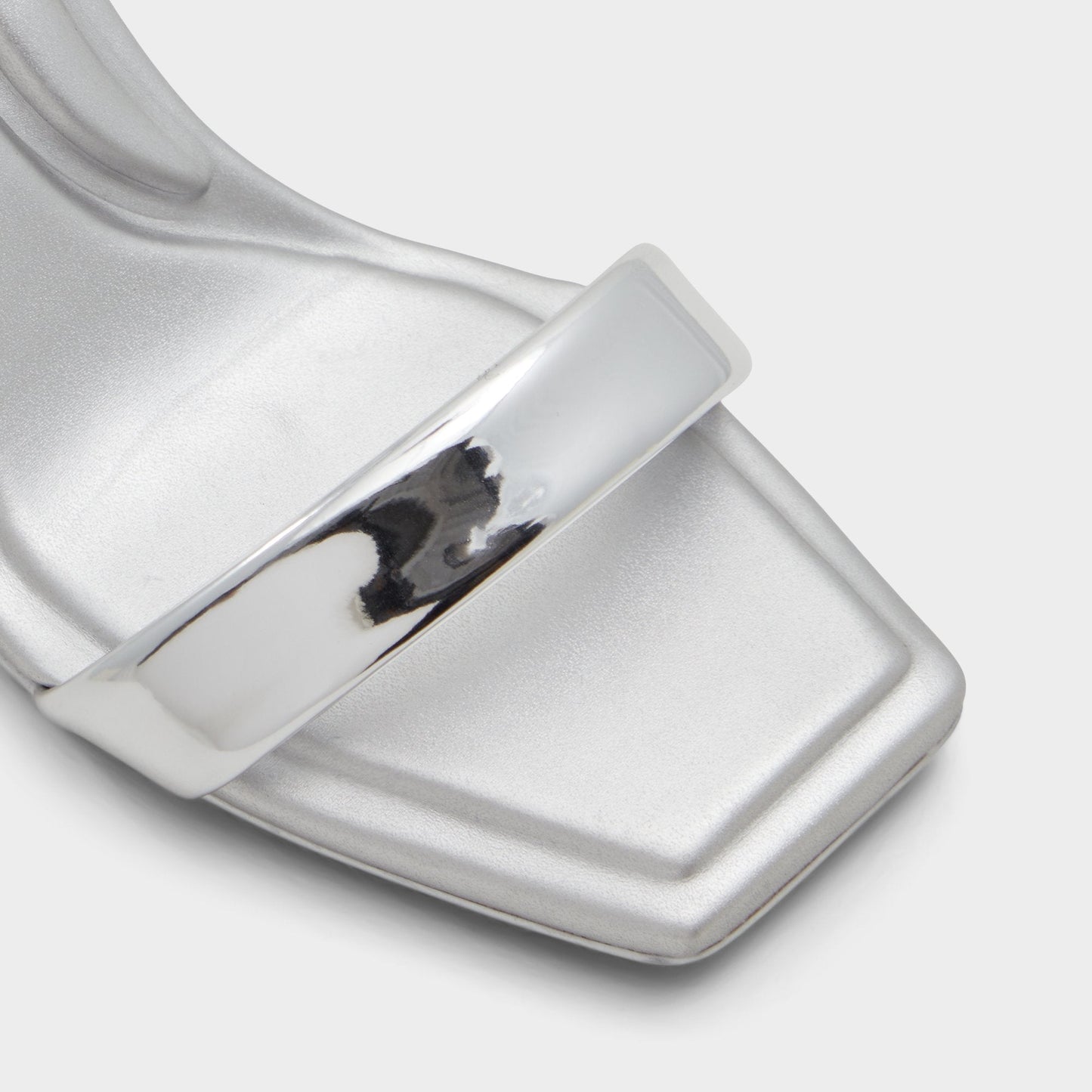 Aurorai Silver Women's Block heels - Strappy heeled sandal, Block heel | Aldo Premium