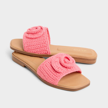 Sabbia Medium Pink Women's Flats - Slide sandal | Aldo Popular