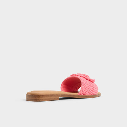 Sabbia Medium Pink Women's Flats - Slide sandal | Aldo Popular