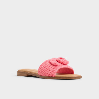 Sabbia Medium Pink Women's Flats - Slide sandal | Aldo Popular