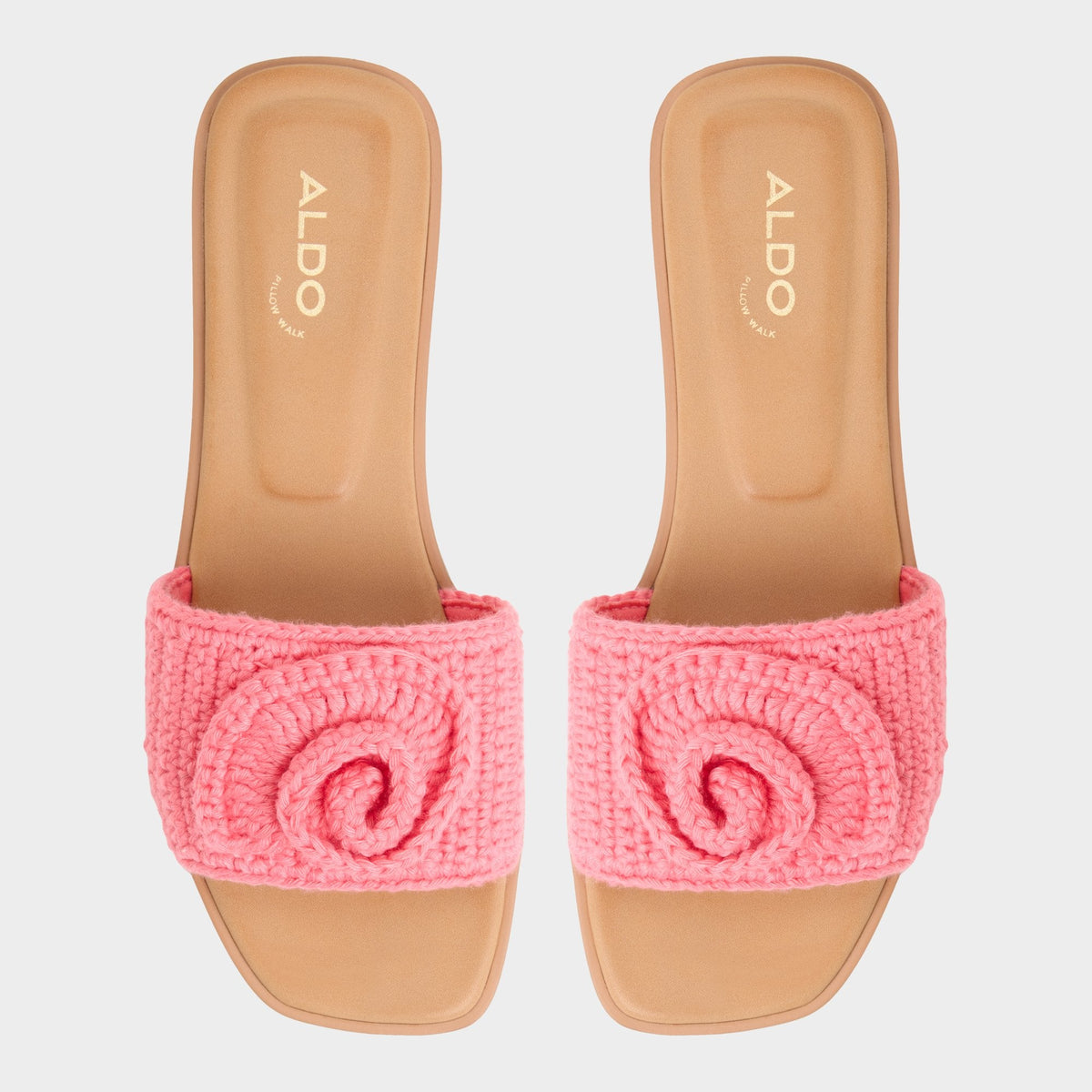 Sabbia Medium Pink Women's Flats - Slide sandal | Aldo Popular