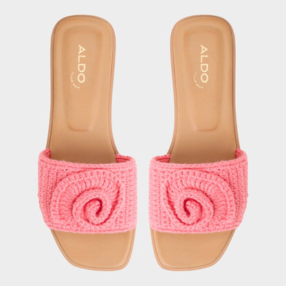 Sabbia Medium Pink Women's Flats - Slide sandal | Aldo Popular