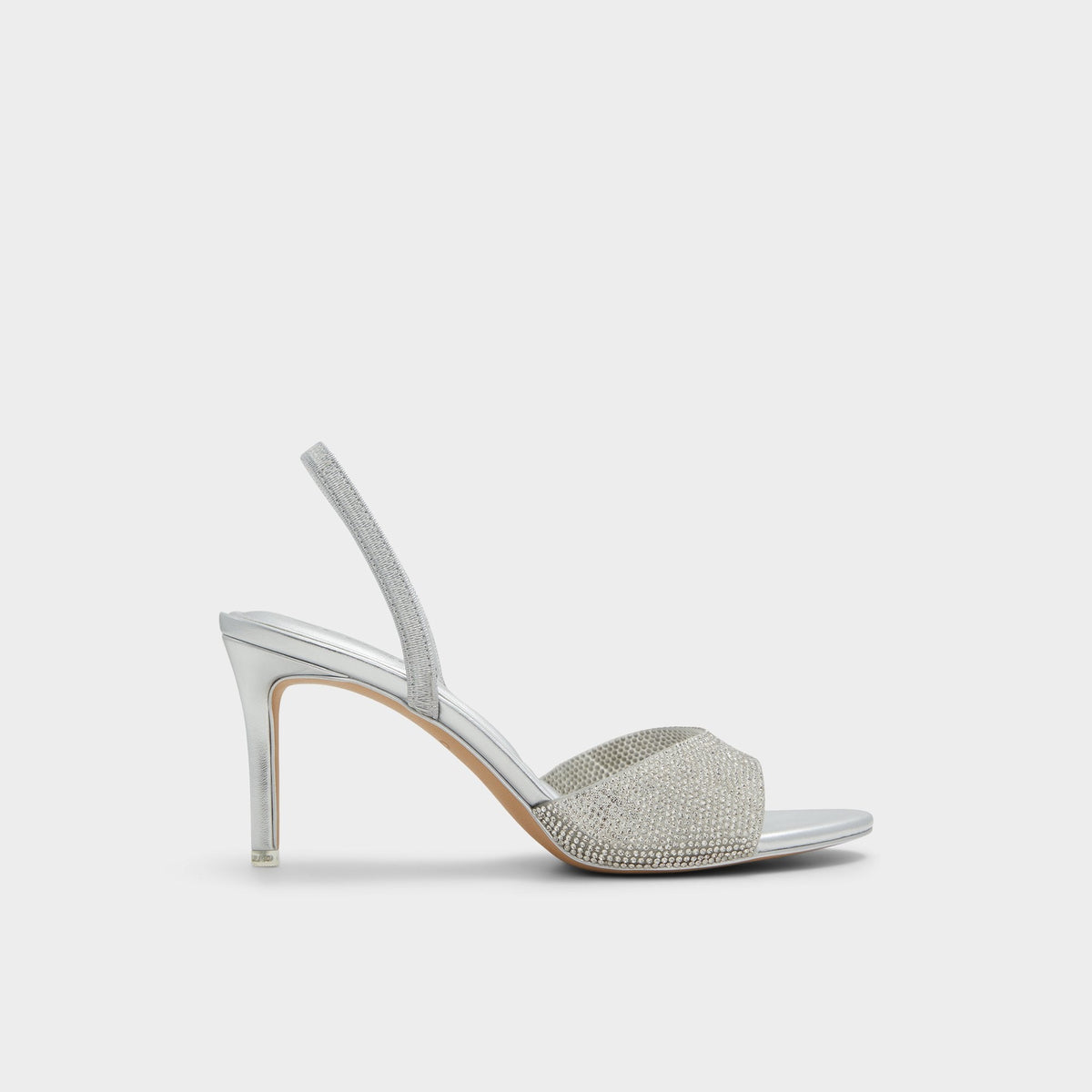 Aitana in Silver - Strappy heeled sandal, Stiletto heel | Aldo Trending