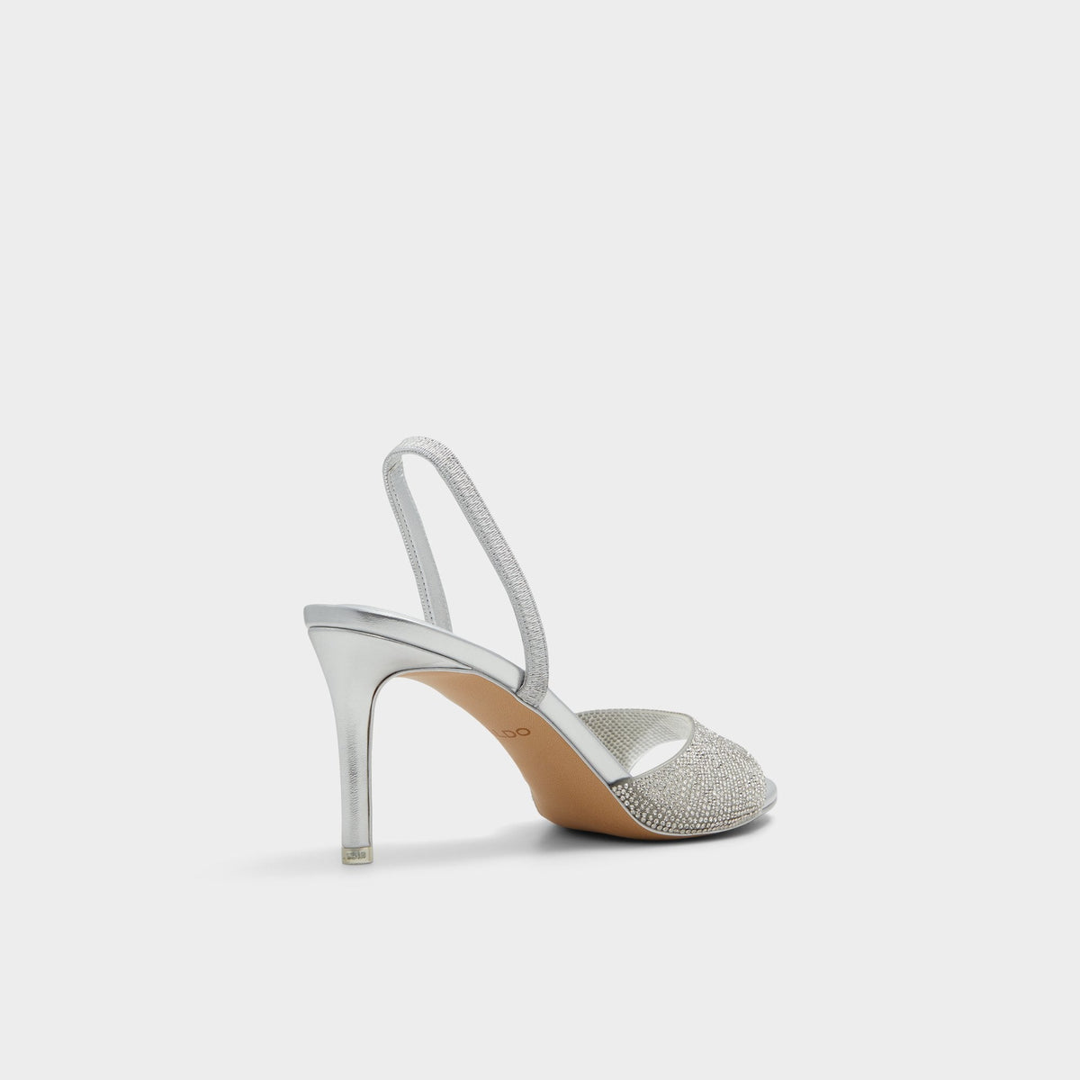 Aitana in Silver - Strappy heeled sandal, Stiletto heel | Aldo Trending