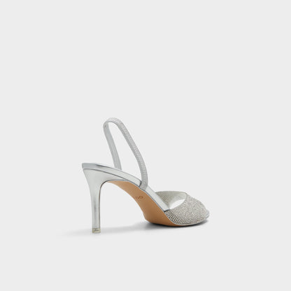 Aitana in Silver - Strappy heeled sandal, Stiletto heel | Aldo Trending