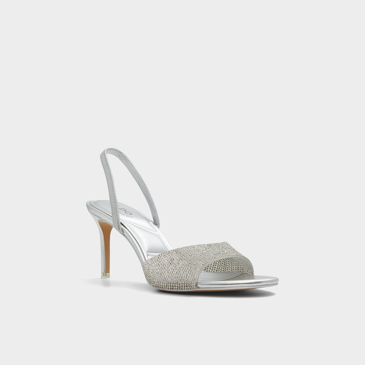 Aitana in Silver - Strappy heeled sandal, Stiletto heel | Aldo Trending