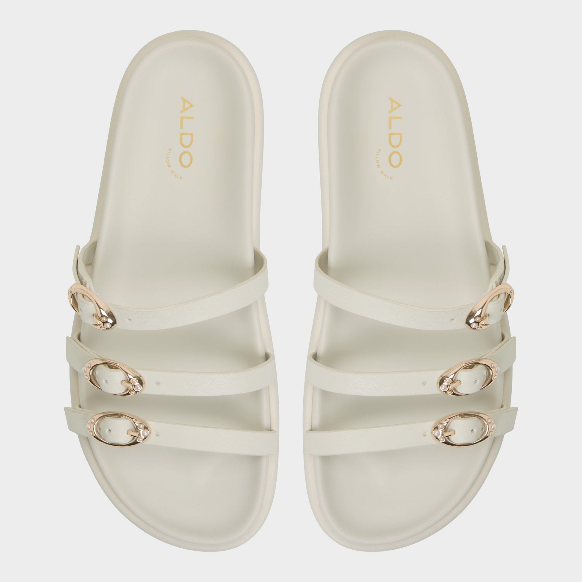 Zephyra White Women's Footbed sandals - Footbed sandal, Footbed sandal | Aldo Recommended