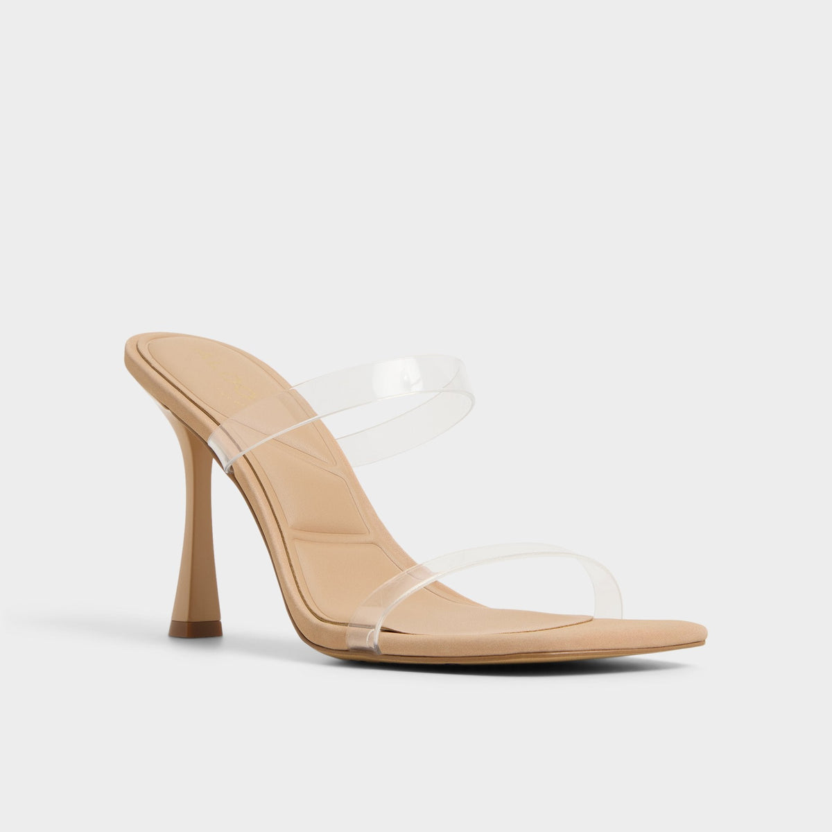 Evalina Medium Beige Women's Heeled sandals - Strappy heeled sandal, Stiletto heel | Aldo Signature
