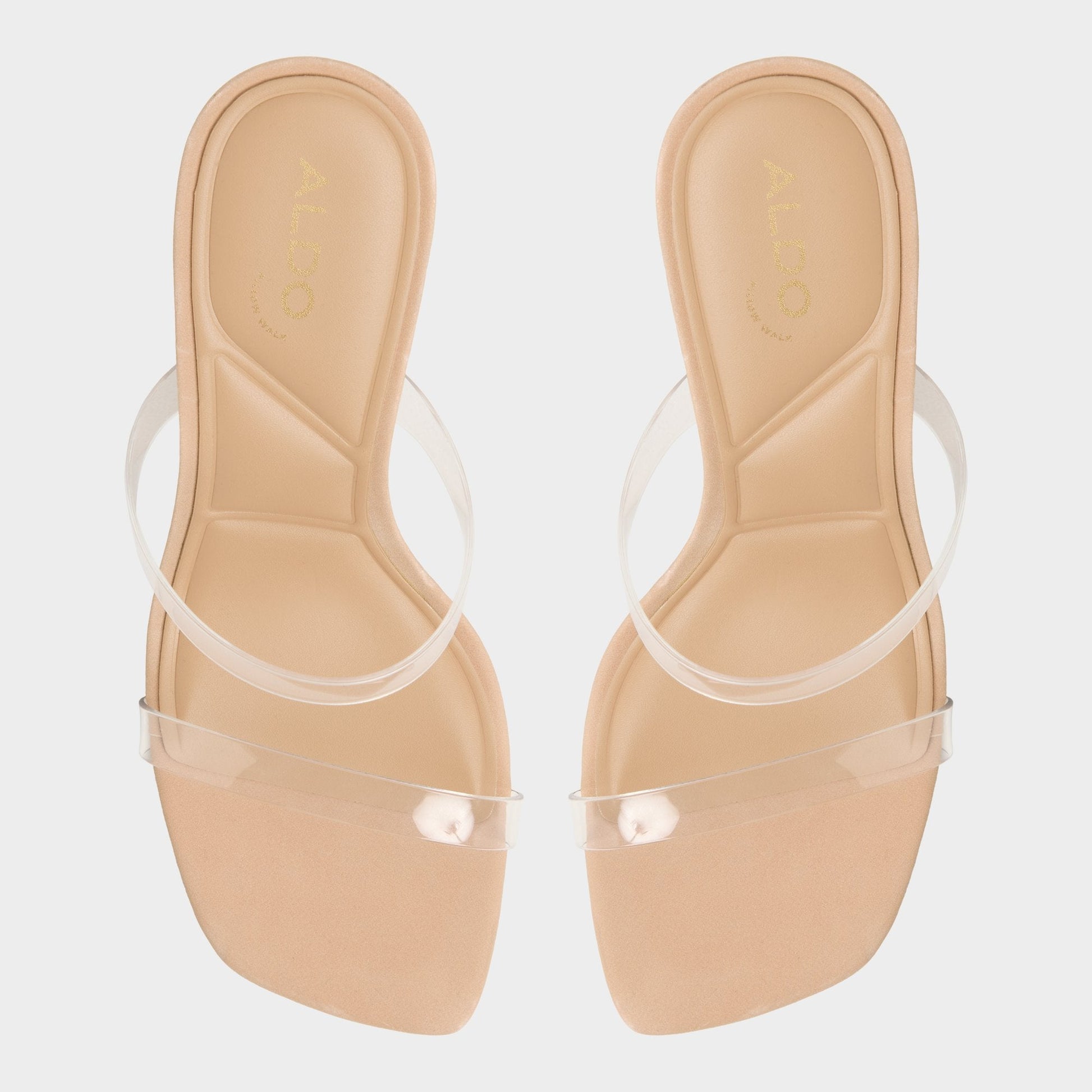 Evalina Medium Beige Women's Heeled sandals - Strappy heeled sandal, Stiletto heel | Aldo Signature