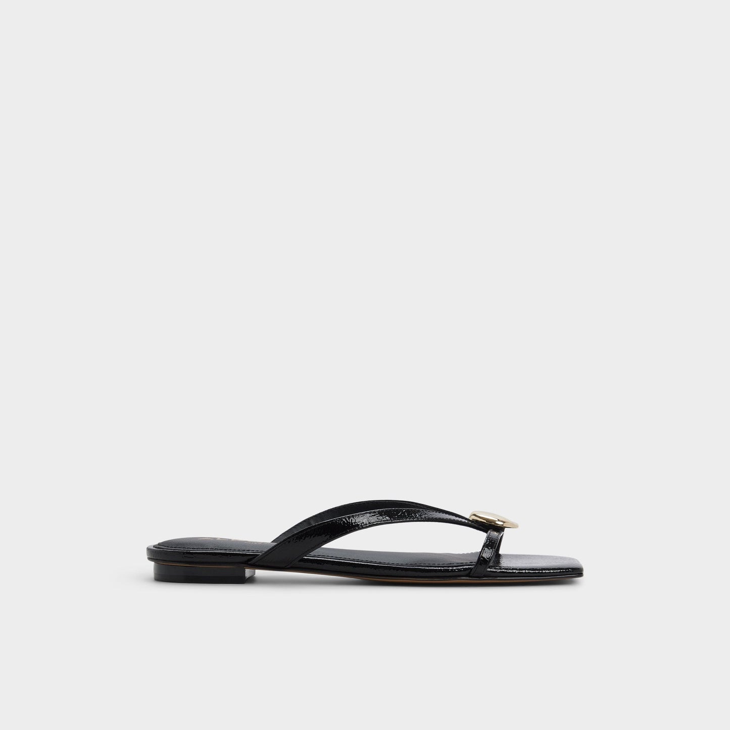 Iliria Black Women's Flats - Slide sandal | Aldo Essential