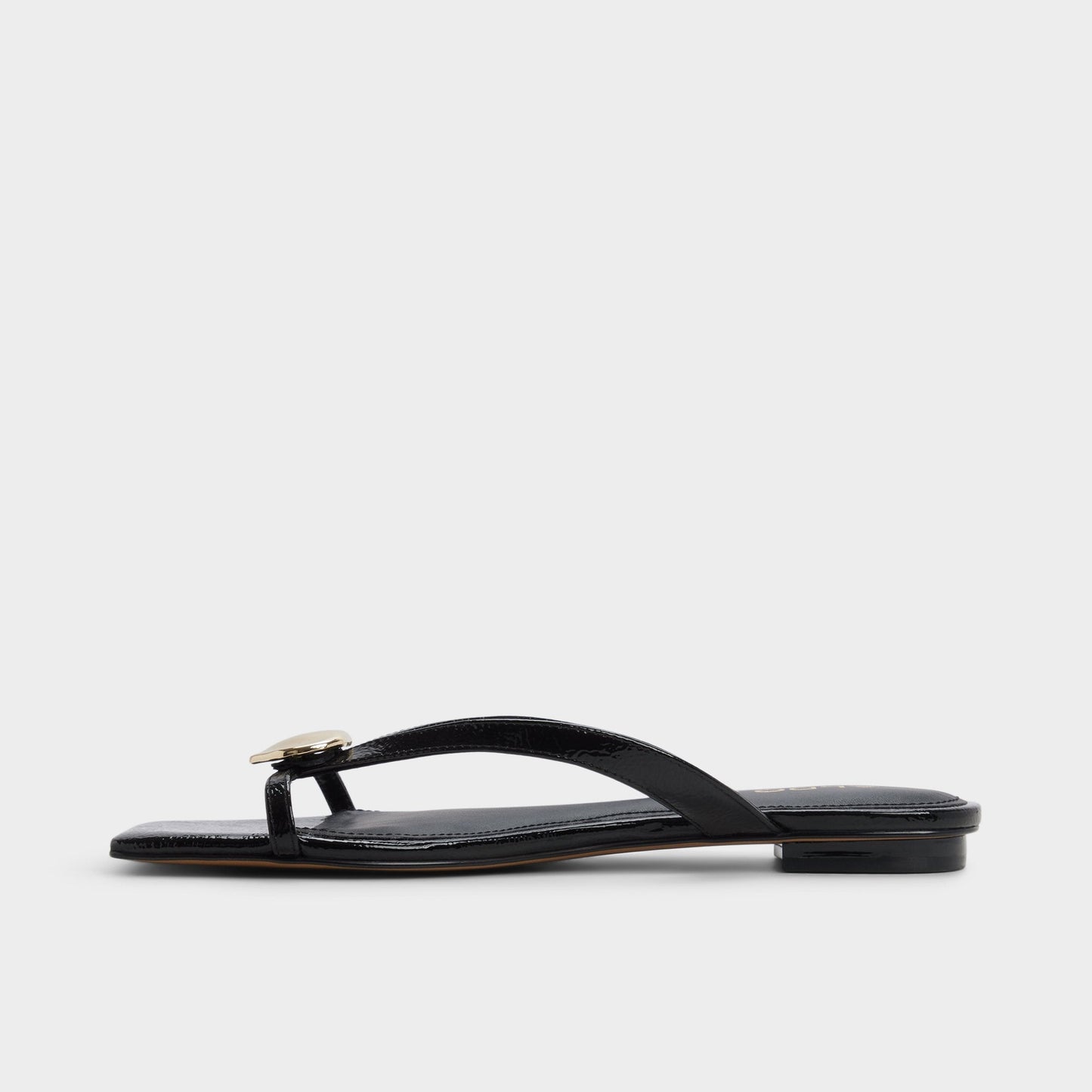 Iliria Black Women's Flats - Slide sandal | Aldo Essential