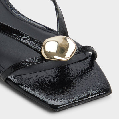 Iliria Black Women's Flats - Slide sandal | Aldo Essential