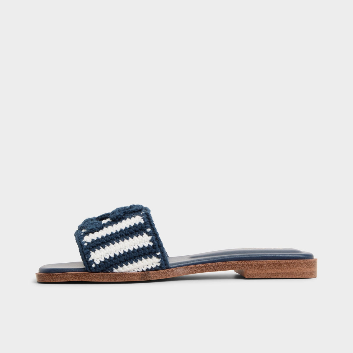 Sabbia Blue Combo Women's Flats - Slide sandal | Aldo Premium