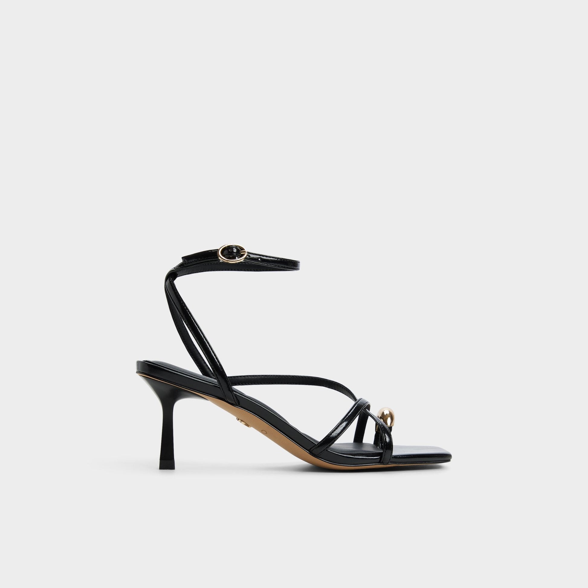 Elodiah Black Women's Travel essentials - Strappy heeled sandal, Stiletto heel | Aldo Trending