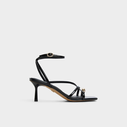 Elodiah Black Women's Travel essentials - Strappy heeled sandal, Stiletto heel | Aldo Trending