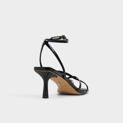 Elodiah Black Women's Travel essentials - Strappy heeled sandal, Stiletto heel | Aldo Trending