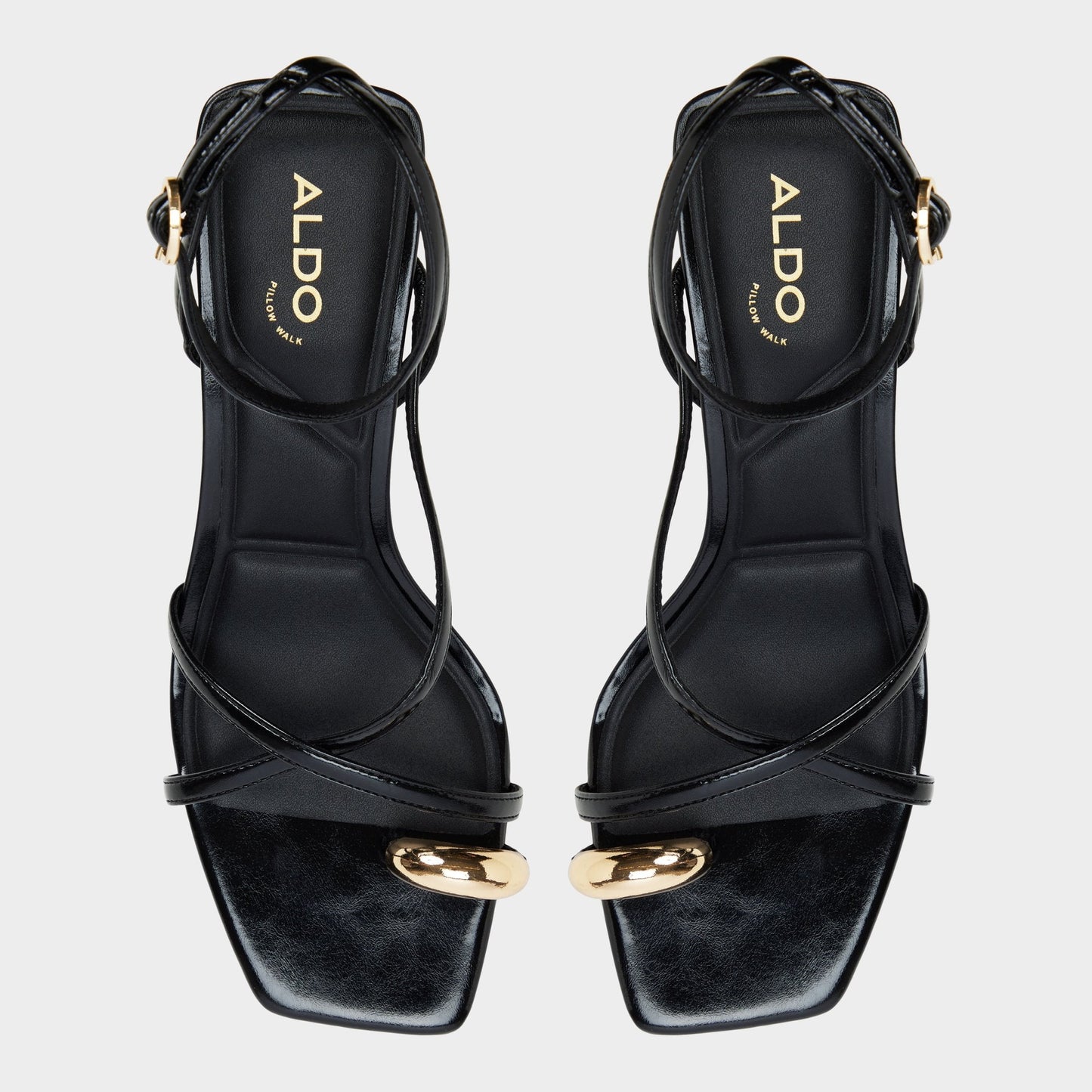 Elodiah Black Women's Travel essentials - Strappy heeled sandal, Stiletto heel | Aldo Trending