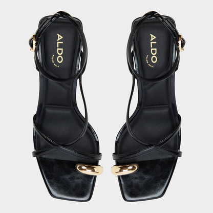 Elodiah Black Women's Travel essentials - Strappy heeled sandal, Stiletto heel | Aldo Trending