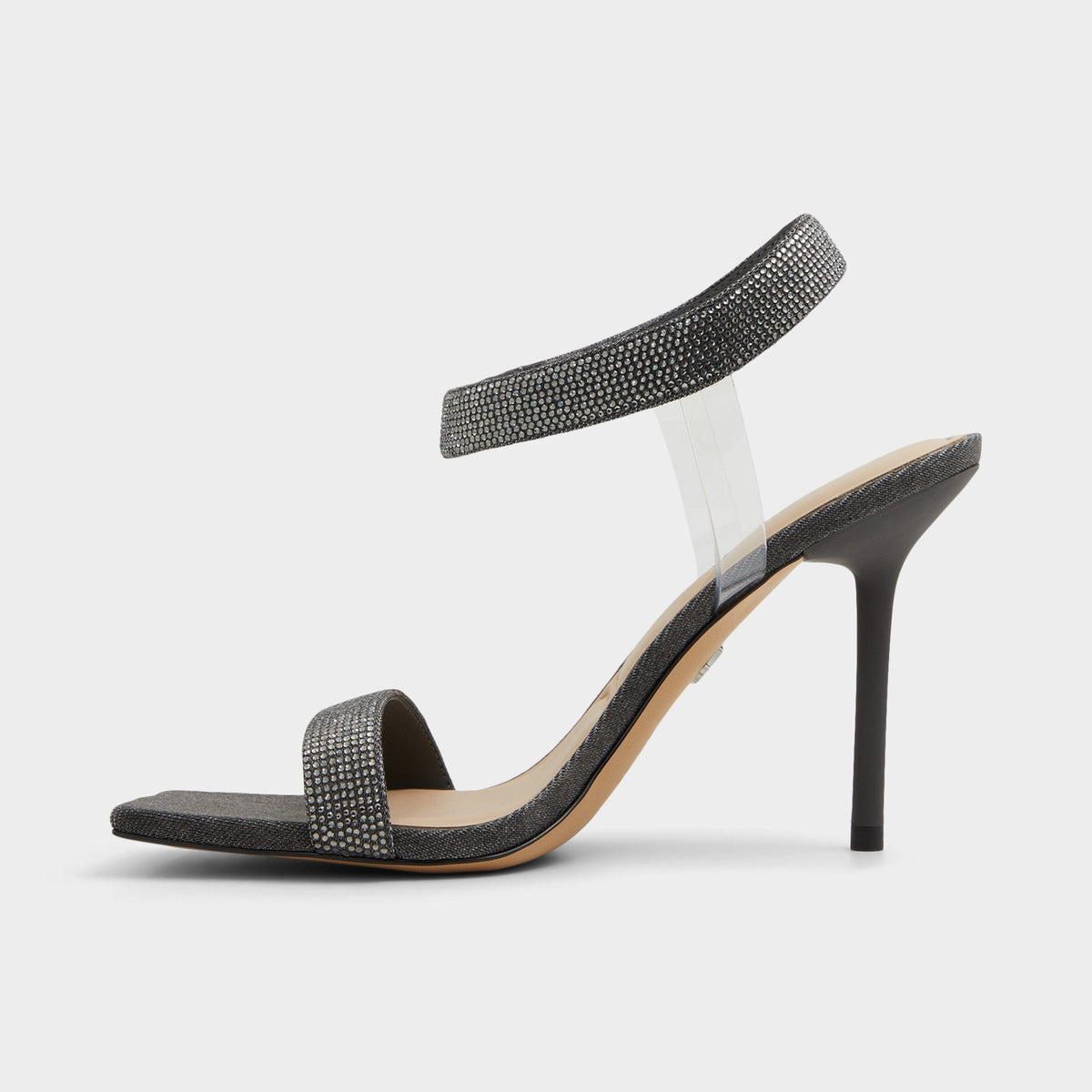 Rosy Dark Grey Women's Strappy sandals - Strappy heeled sandal | Aldo Best Seller