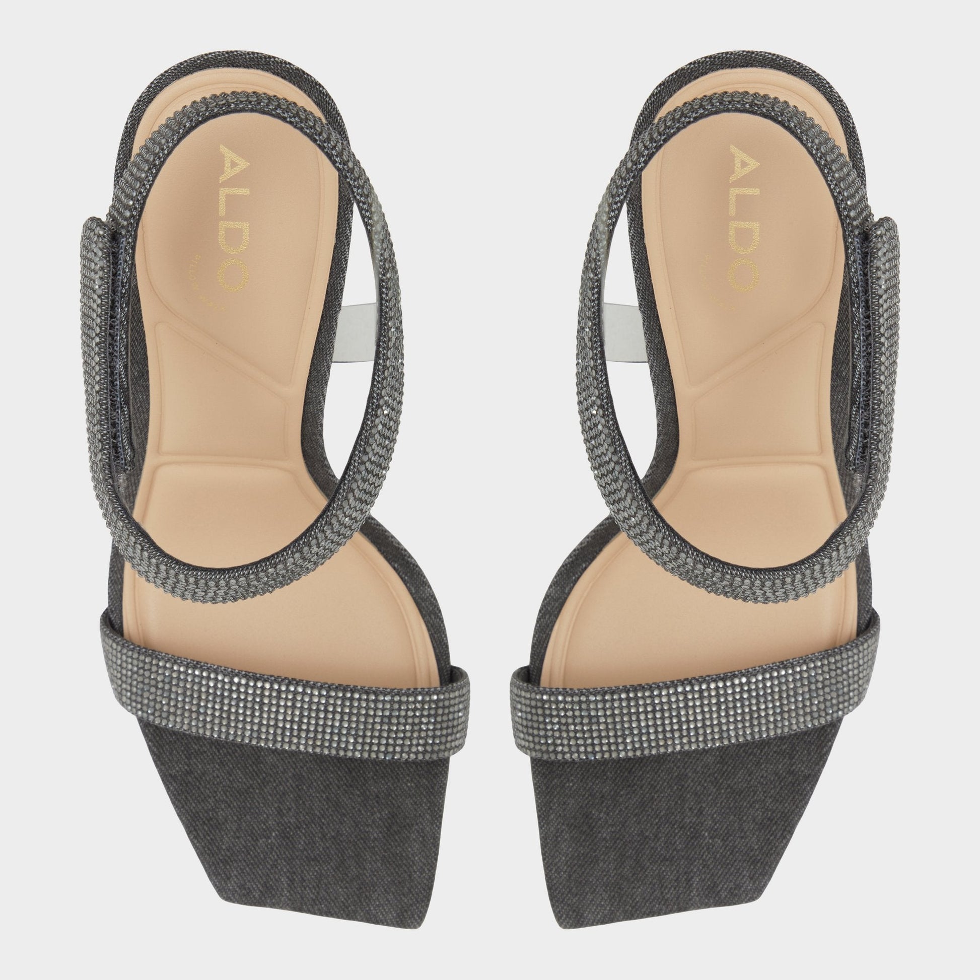 Rosy Dark Grey Women's Strappy sandals - Strappy heeled sandal | Aldo Best Seller