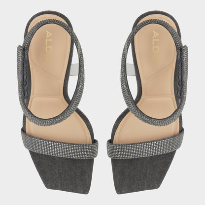 Rosy Dark Grey Women's Strappy sandals - Strappy heeled sandal | Aldo Best Seller