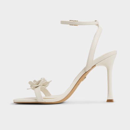 Daisylily White/Bone Women's Heeled sandals - Strappy heeled sandal, Stiletto heel | Aldo Recommended