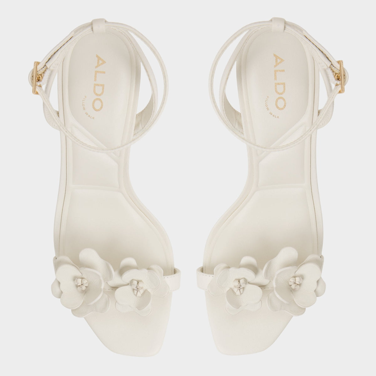 Daisylily White/Bone Women's Heeled sandals - Strappy heeled sandal, Stiletto heel | Aldo Recommended