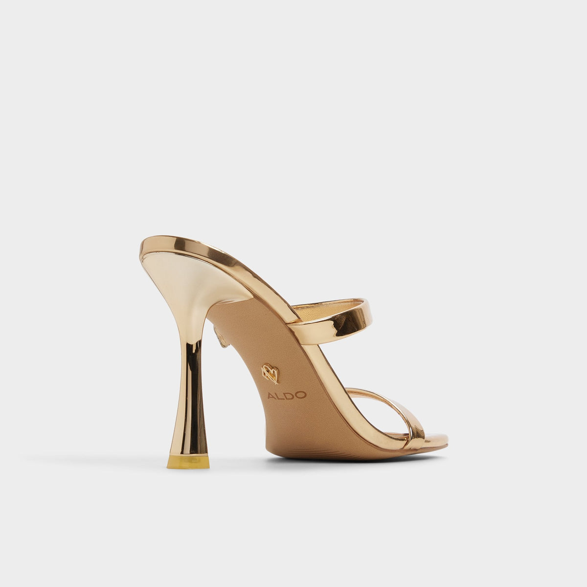 Evalyn in Gold - Strappy heeled sandal, Stiletto heel | Aldo Exclusive