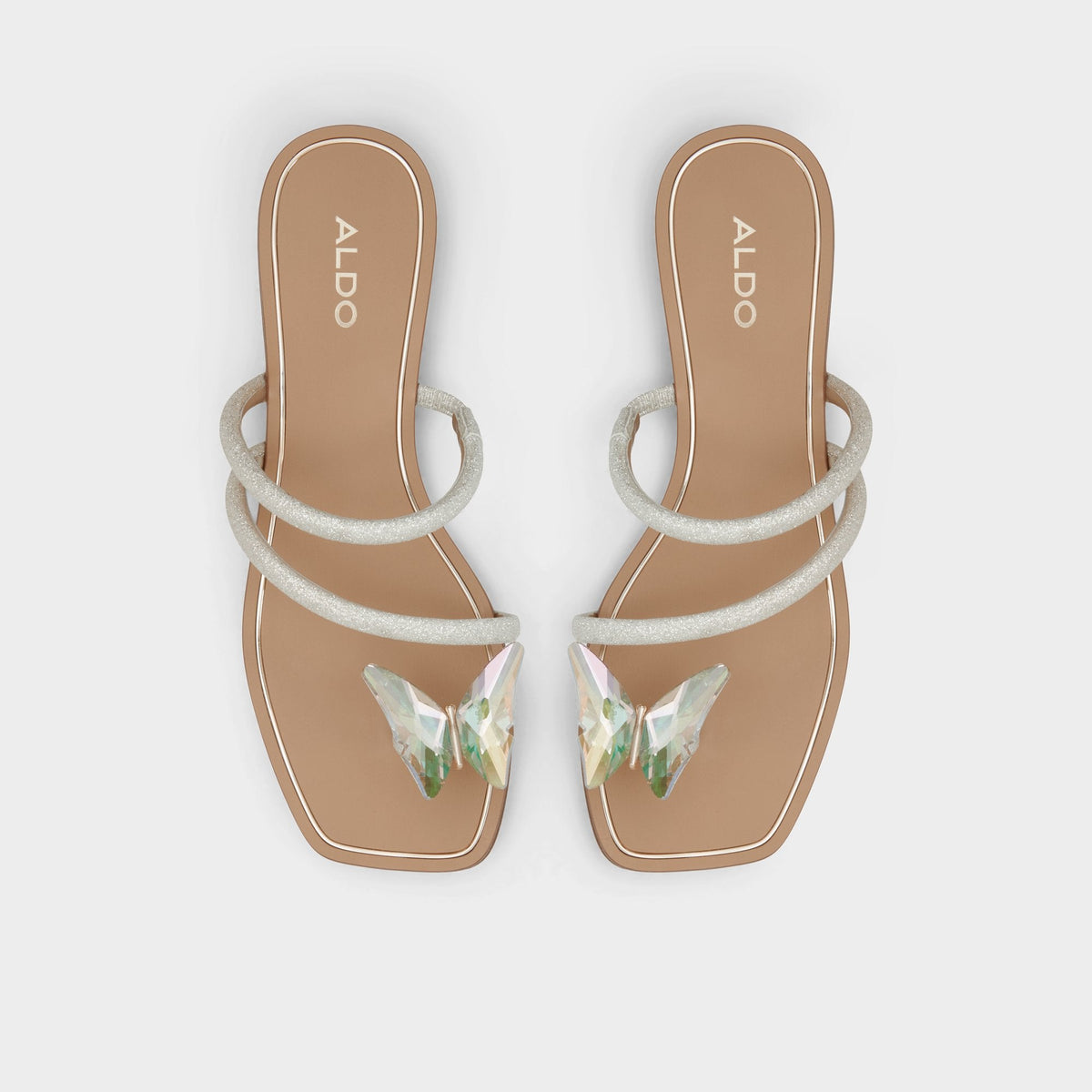 Garberia Silver Women's Flats - Flip flop | Aldo Classic